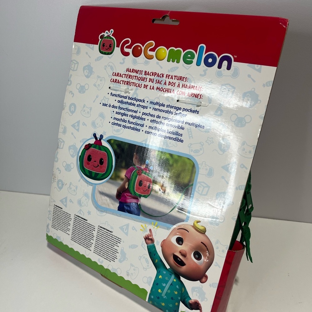 NEW CoComelon Kids Toddler Backpack with removable tether - Picture 6 of 7